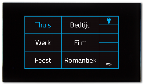 ControlOne Zwart Menu NL